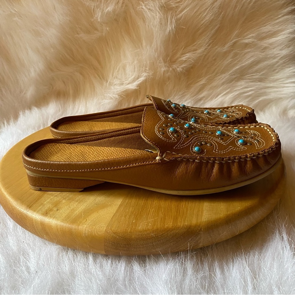 Slip On‎ Shoes Leather Women’s Size 8 Brown